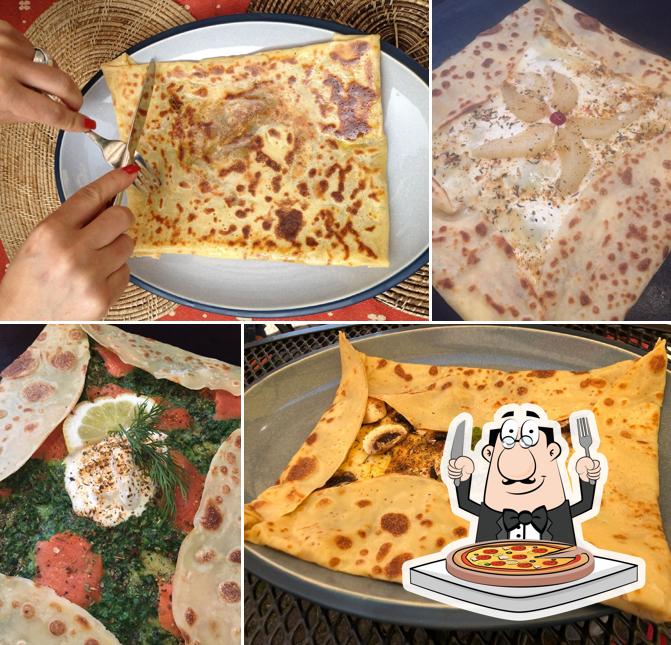 Prenez des pizzas à La P'tite Crêperie