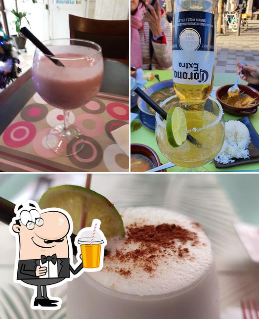 Enjoy a beverage at Sabor Latino