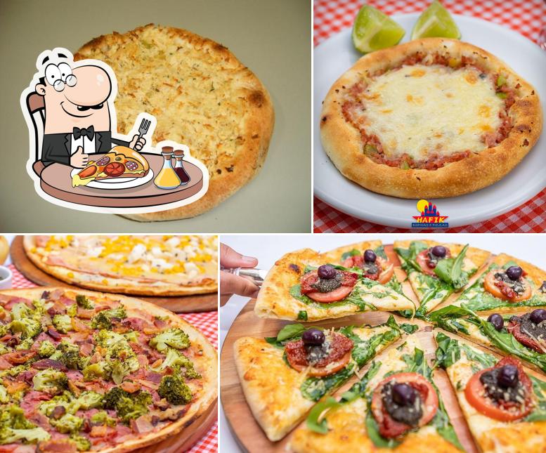 Experimente pizza no Hafik - Esfihas e Pizzas