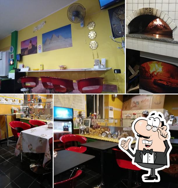 The interior of Pizzeria Faraoni