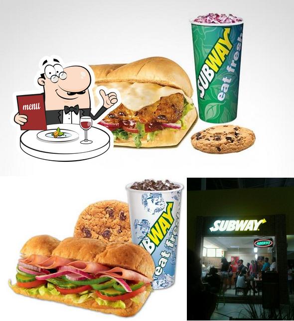 Comida em Subway