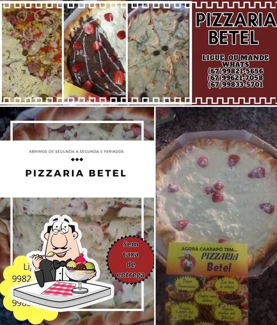 Pizzaria Betel serve uma variedade de sobremesas