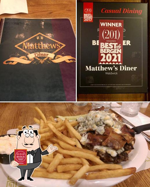 See this picture of Matthews Diner