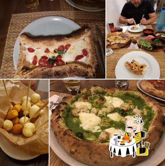 Cibo al Pizzeria Notti Bianche