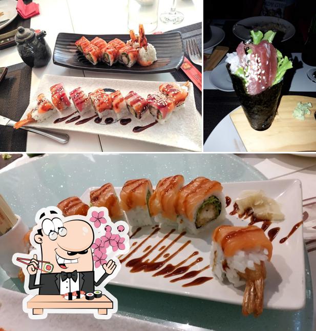 Scegli le varie opzioni di sushi