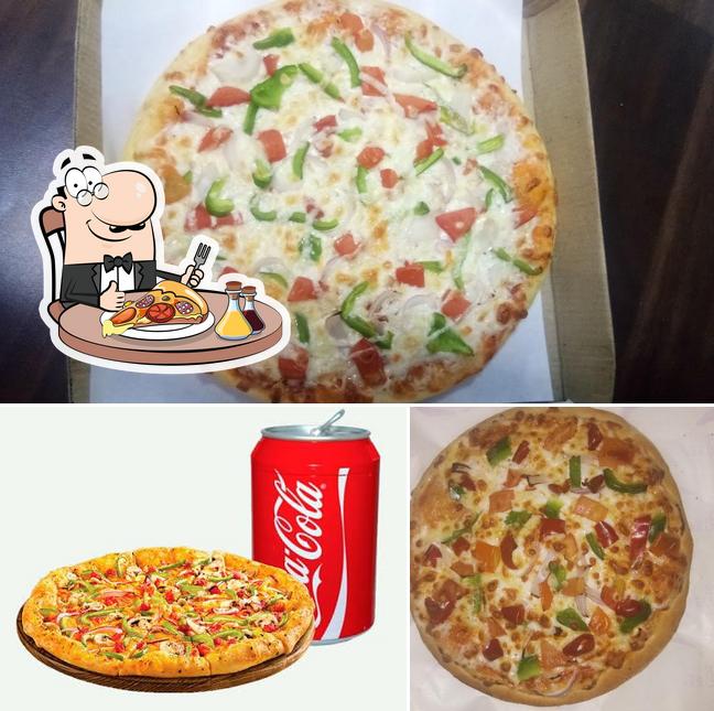 Order pizza at Full Moon Pizza/ VS PIZZA