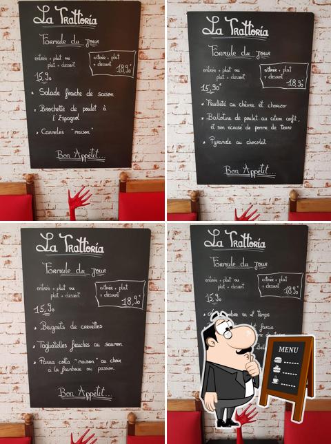 Découvrez le menu du jour sur le tableau