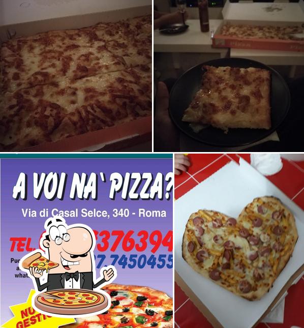 Prova una pizza a A VOI NA PIZZA?