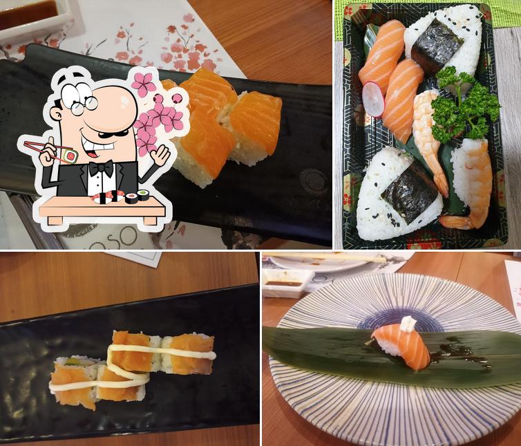 Prenditi le varie opzioni di sushi