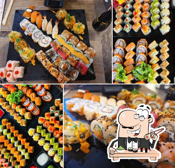 Les sushi sont disponibles à Sushi Town