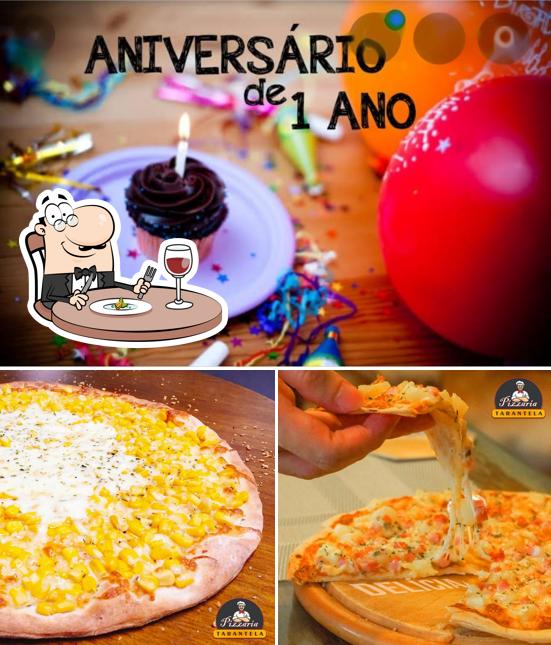 Comida em Pizzaria tarantela