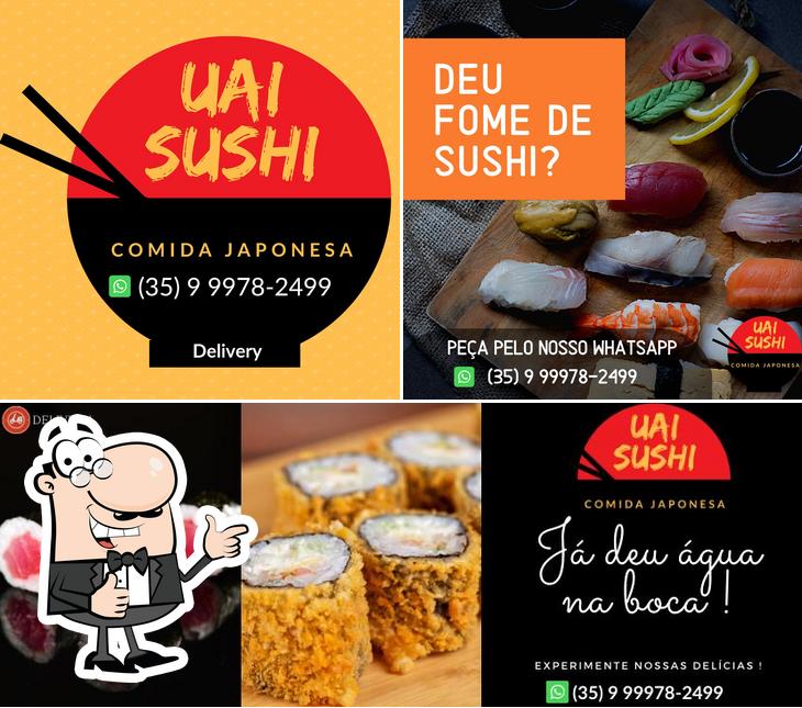 See this picture of Uai Sushi