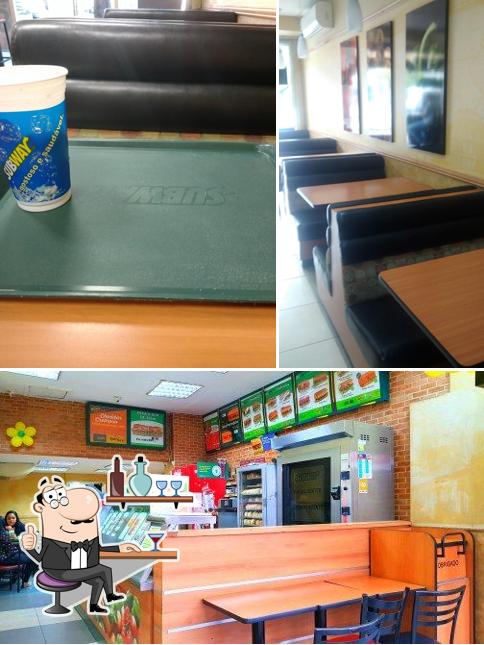 Veja imagens do interior do Subway