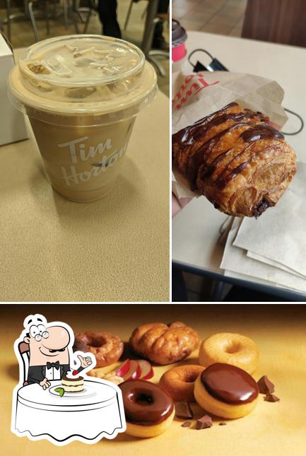 Tim Hortons offers a variety of sweet dishes