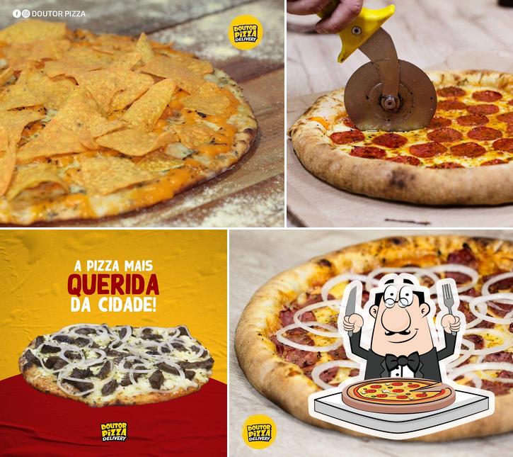 Consiga pizza no Doutor Pizza Delivery