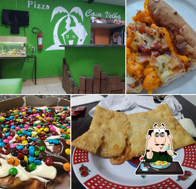 Comida em Pizzaria e pastelaria Casa Velha