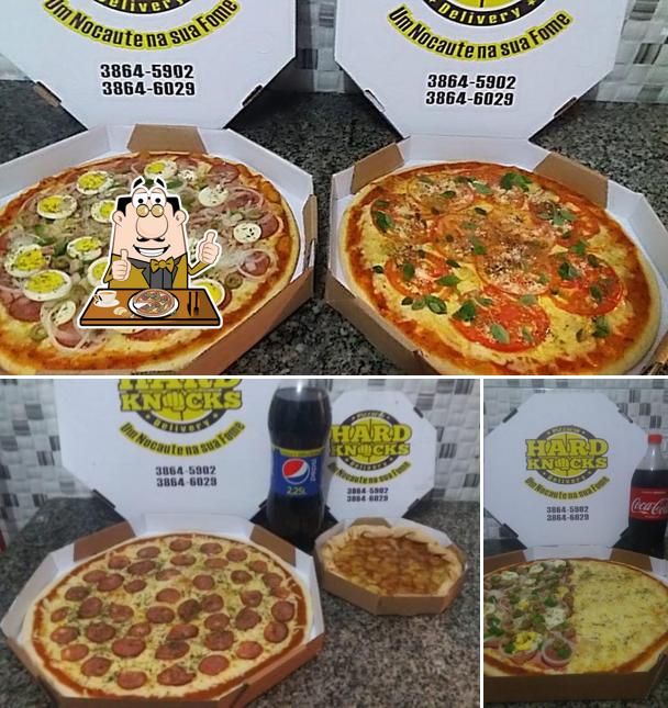 Peça pizza no Pizzaria Hard Knocks