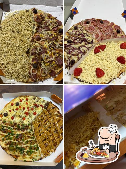 Experimente pizza no Pizzaria Hulligel