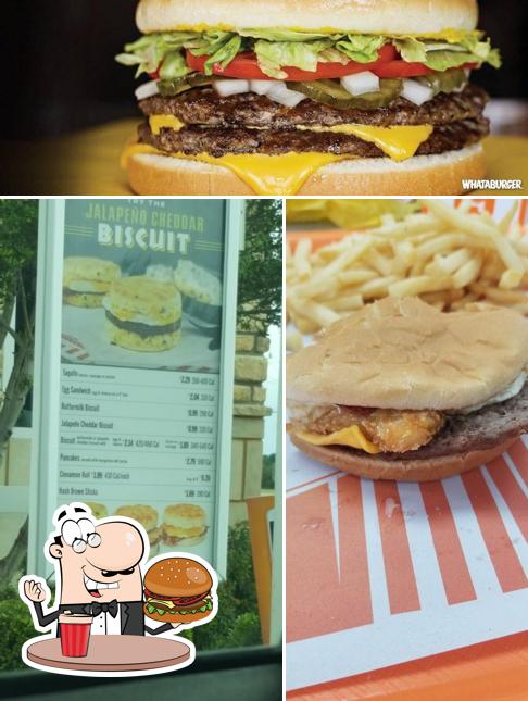 Закажите гамбургеры в "Whataburger"