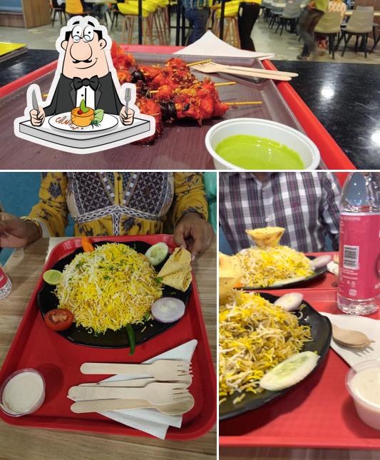 Food at Kebabs & Parathas