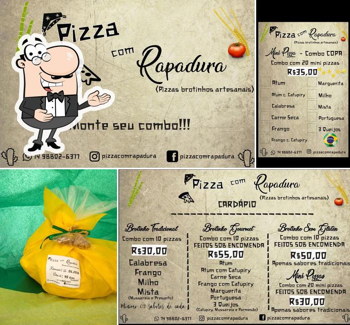 Look at the picture of Pizza com Rapadura