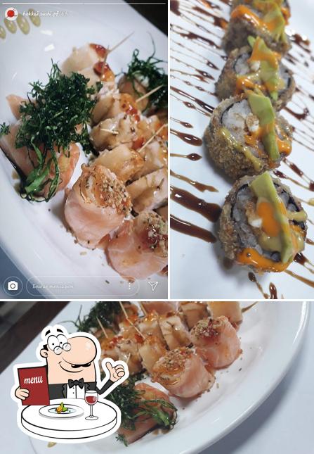 Comida em Hokkai Sushi pf