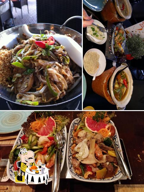 Essen im Restaurant Thaiphoon