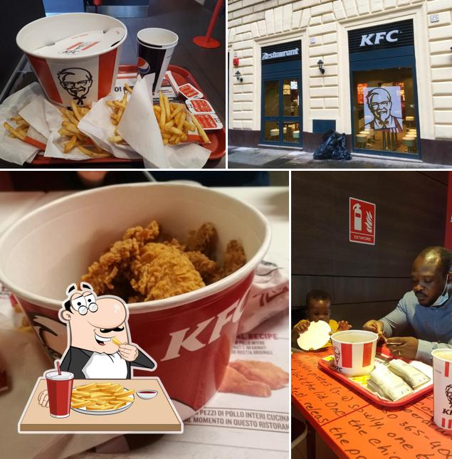 Ordina un piatto di patatine a KFC