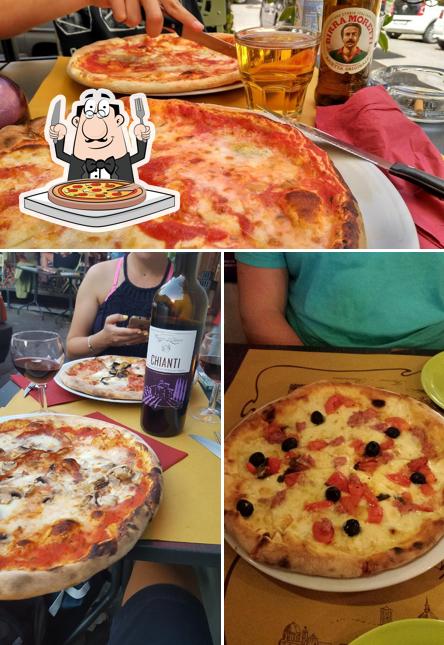 Prova una pizza a I Bastioni di San Niccolò Trattoria & Pizzeria