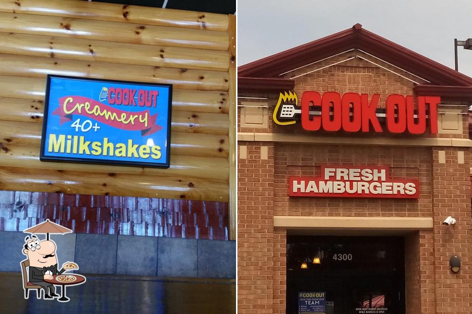 The exterior of Cook Out