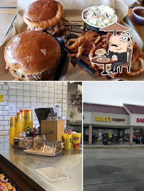 Dickey's Barbecue Pit is distinguished by exterior and burger