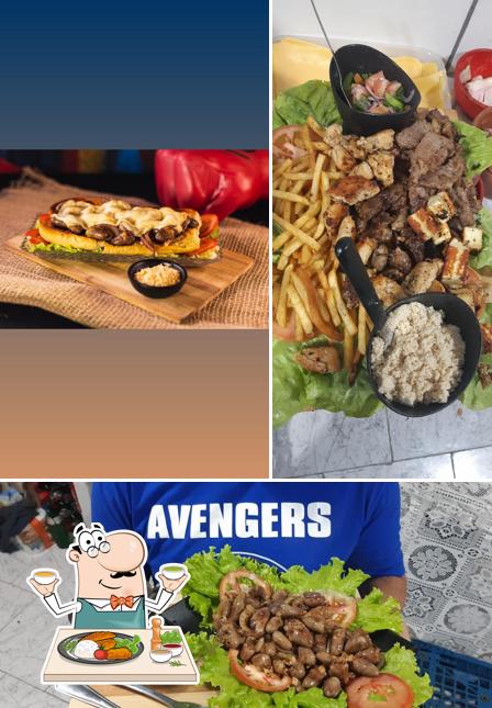 Comida em Avengers Burger