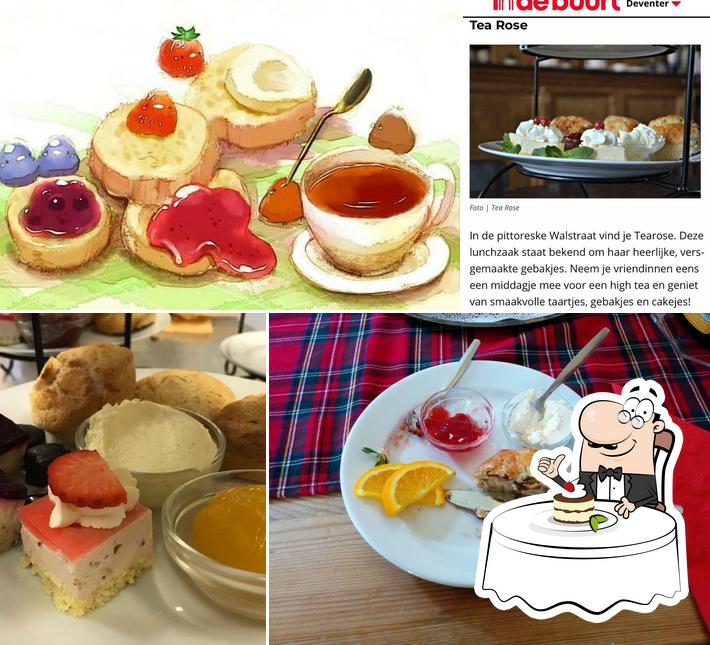 "Tearose Hightea and lunch Deventer" представляет гостям разнообразный выбор сладких блюд