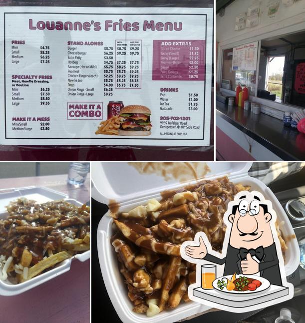 Food at Louanne's Famous Fries