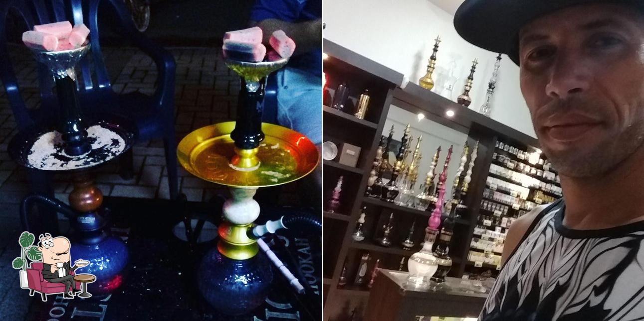 Veja imagens do interior do Dorta Hookah Tabacaria