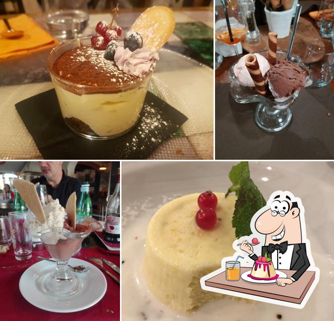 Gran Disìo bistrot Ristorante Pizzeria Bar Aperitivi offre un'ampia gamma di dolci