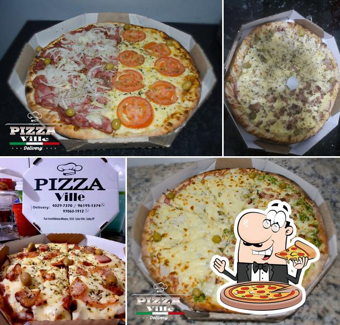 Peça diversos tipos de pizza