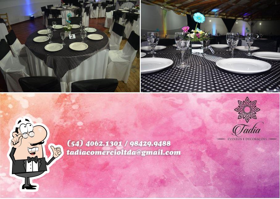 O interior do Tadia Eventos