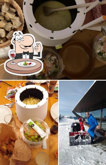 La photo de la nourriture et extérieur de 100% Fondue Chamrousse, livraison à domicile’s