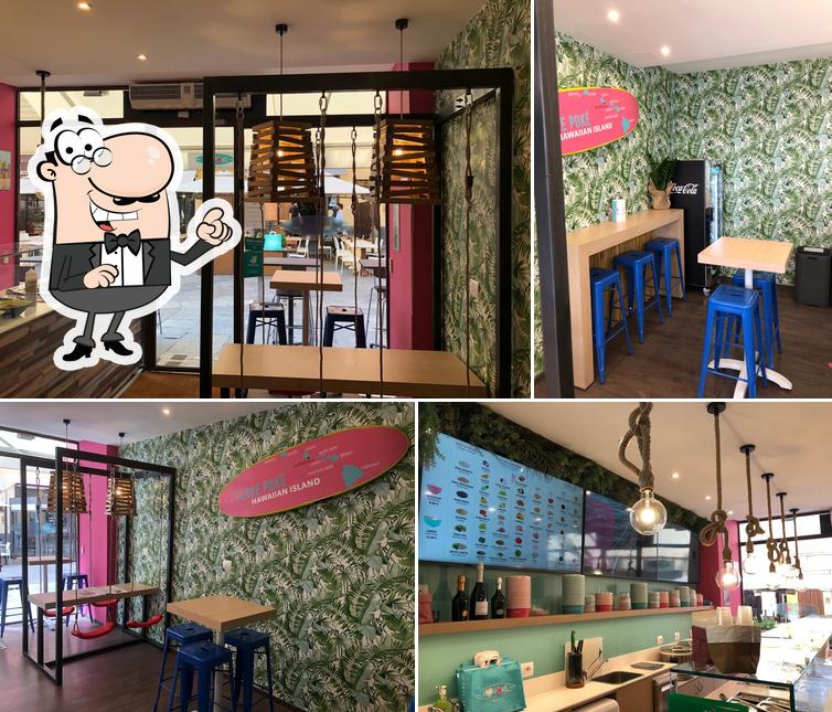 El interior de I Love Poke - Parma