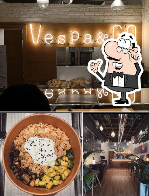 Vespa & GO si caratterizza per la interni e cibo