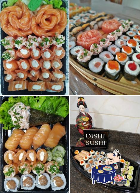 Sashimi em Oishi Sushi