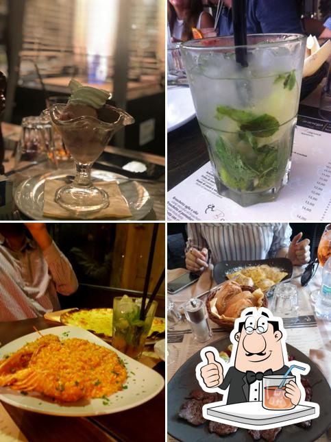 Las imágenes de bebida y comedor en Maranega Roma