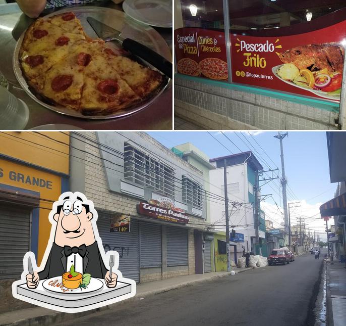 Las imágenes de comida y exterior en To Pau Torres Paulino Pizzas Y Mariscos