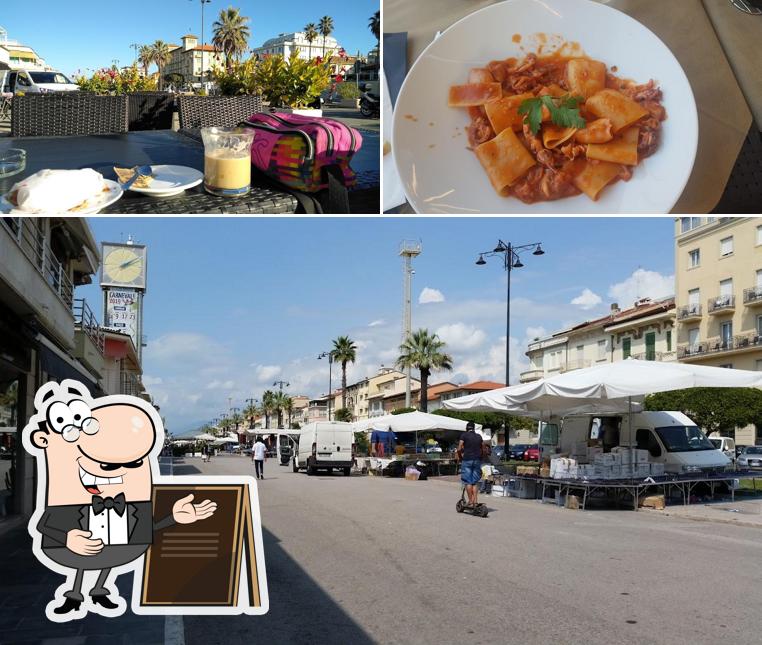 Tra le diverse cose da Da Olivieri si possono trovare la esterno e cibo