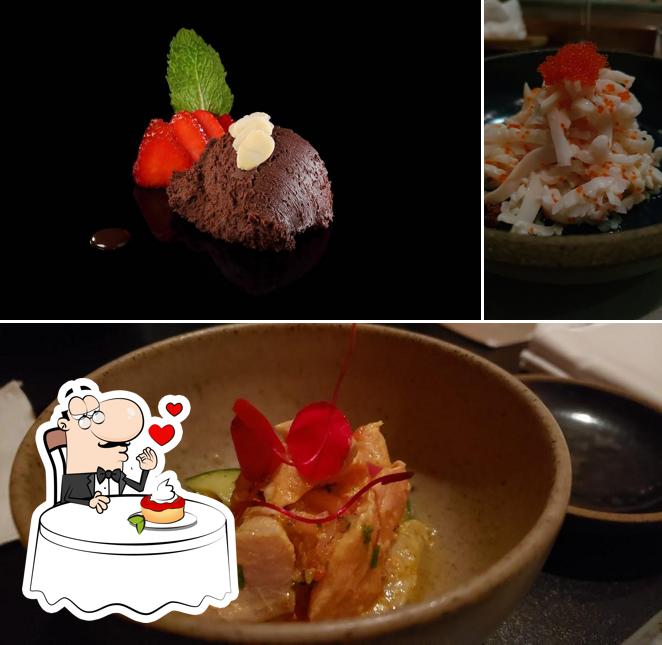Aya Japanese Cuisine provê uma variedade de sobremesas