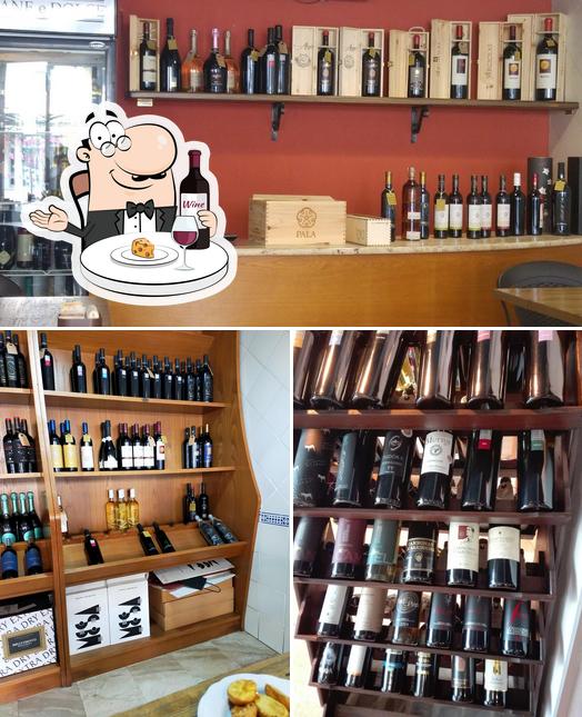 Il est fort sympathique de déguster un verre de vin à Pane E Dolce La Ristoreria