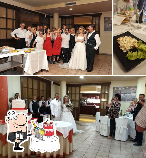 Tra le diverse cose da Ristorante Albergo Dei Cacciatori si possono trovare la nozze e bevanda