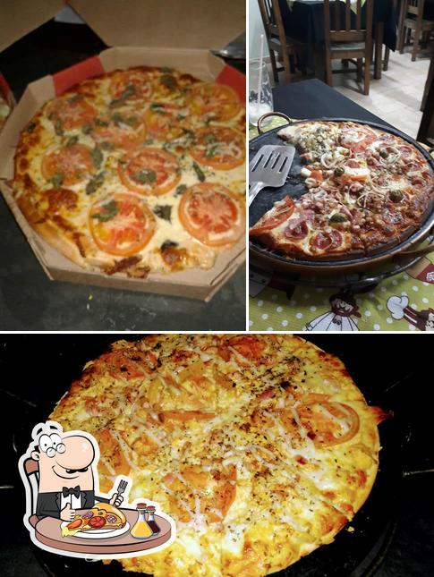 Escolha diferentes estilos de pizza