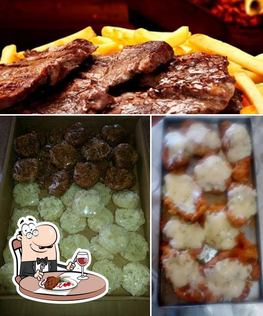 Prove refeições de carne no Sonho Meu